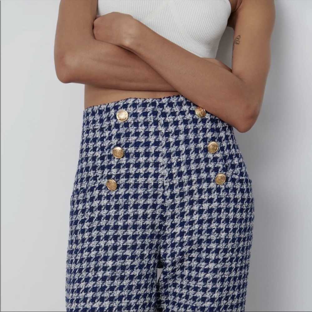 Zara Houndstooth culottes - Picture 2 of 11